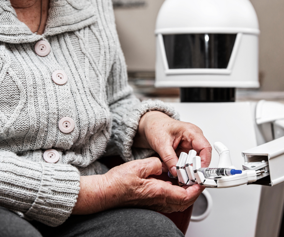 AI - autonomous caregiver robot senior